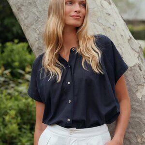 Perfect Jenni Kayne Willow Blouse Black Size Small